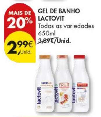 GEL DE BANHO LACTOVIT