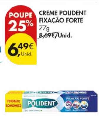 CREME POLIDENT FIXAÇÃO FORTE
