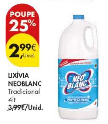 Lixívia Neoblanc Tradicional 4lt