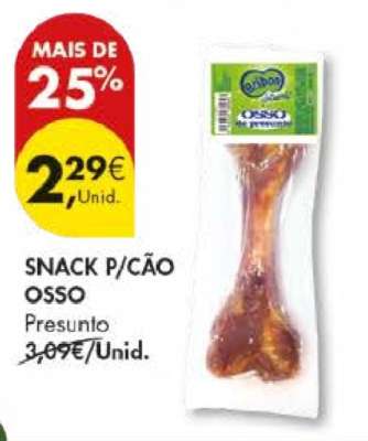 SNACK P/CÃO OSSO Presunto