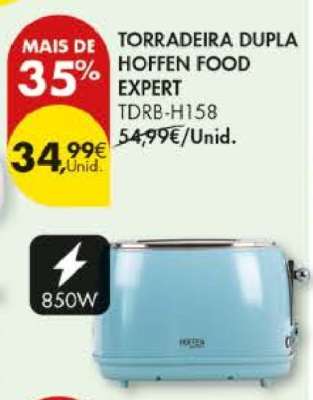 Torradeira Dupla Hoffen Food Expert TDRB-H158