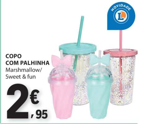 Copo com palhinha