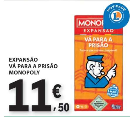 Expansão Vá Para a Prisão Monopoly