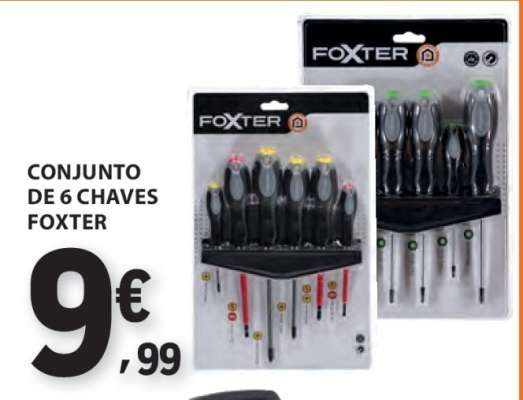 Conjunto de 6 Chaves Foxter