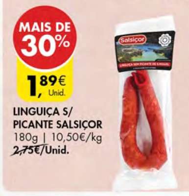 LINGUIÇA S/ PICANTE SALSIÇOR