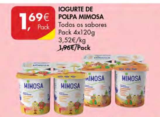 IOGURTE DE POLPA MIMOSA