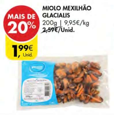 MIOLO MEXILHÃO GLACIALIS