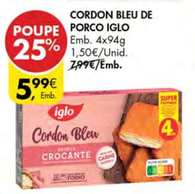 Cordon Bleu de Porco Iglo