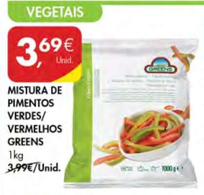 MISTURA DE PIMENTOS VERDES/VERMELHOS GREENS