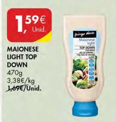 Maionese Light Top Down