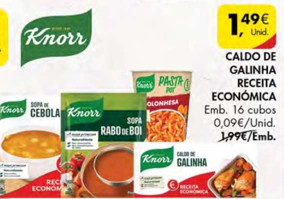 Caldo de Galinha Receita Económica