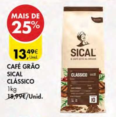 CAFÉ GRÃO SICAL CLÁSSICO