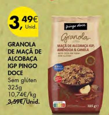 Granola de Maçã de Alcobaça IGP Pingo Doce