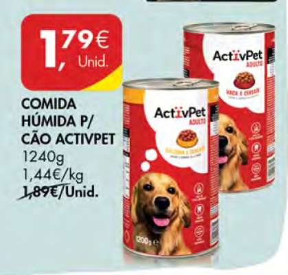 Comida Húmida P/Cão Activpet