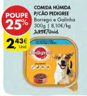 Comida Húmida P/Cão Pedigree