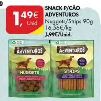 SNACK P/CÃO ADVENTUROS
