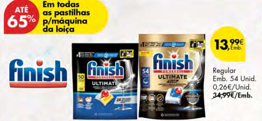 Finish Ultimate Pastilhas