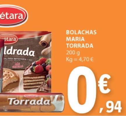 Bolachas Maria Torrada