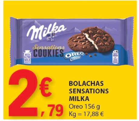 Bolachas Sensations Milka