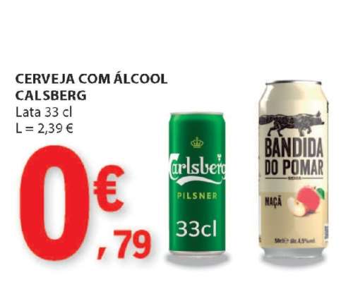 Cerveja com Álcool Calsberg