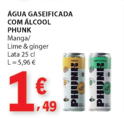 Água Gaseificada com Álcool PHUNK
