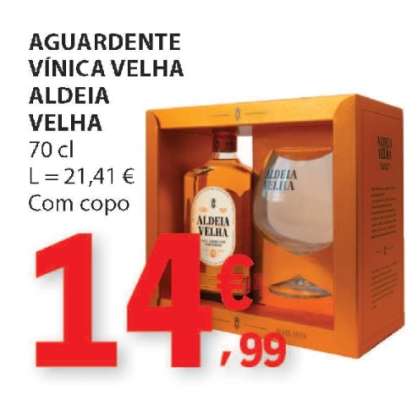 AGUARDENTE VÍNICA VELHA ALDEIA VELHA