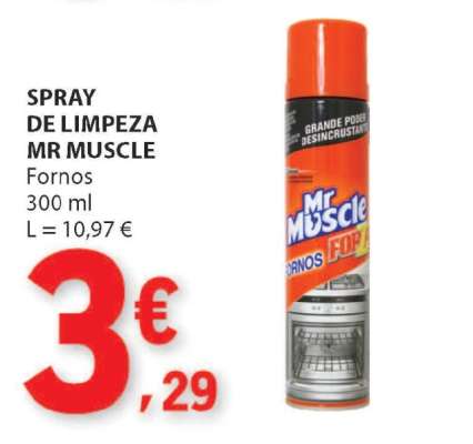 Spray de Limpeza Mr Muscle Fornos
