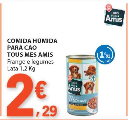 Comida húmida para cão Tous Mes Amis
