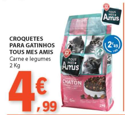 Croquetes para Gatinhos Tous Mes Amis