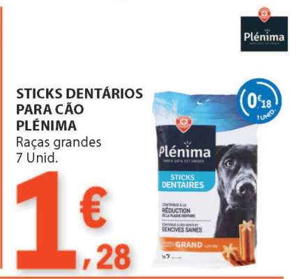 Sticks Dentários para Cão Plénima