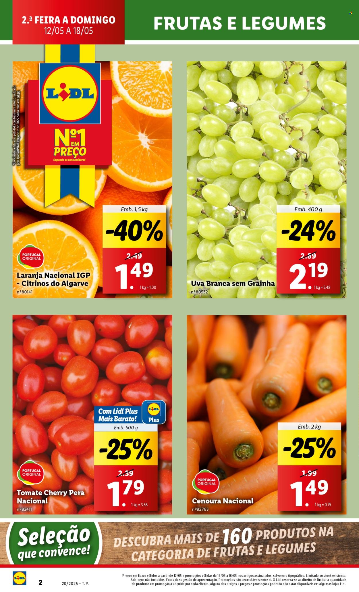 Folheto Lidl - 12.5.2025 - 18.5.2025.