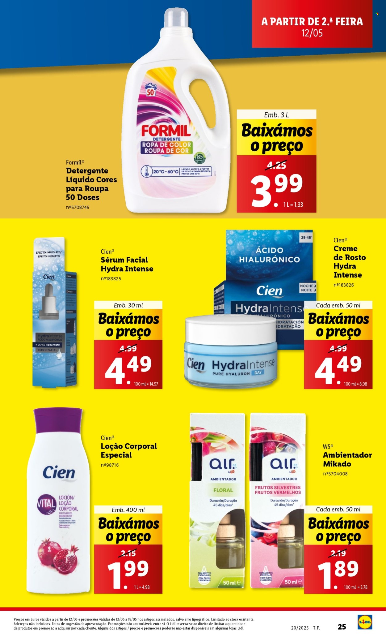 Folheto Lidl - 12.5.2025 - 18.5.2025.