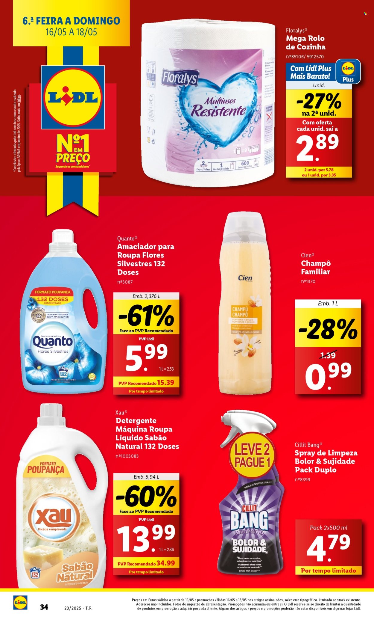 Folheto Lidl - 12.5.2025 - 18.5.2025.