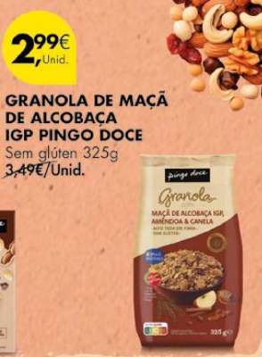 Granola de Maçã de Alcobaça IGP Pingo Doce