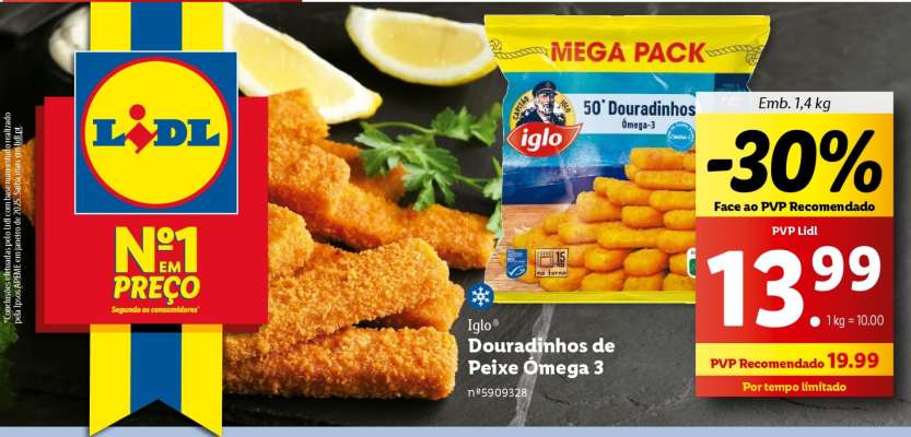 Douradinhos de Peixe Ômega 3