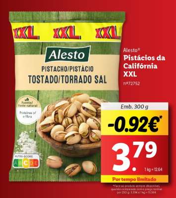 Alesto Pistácios da Califórnia XXL