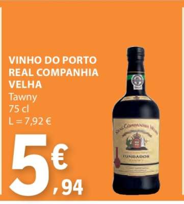 VINHO DO PORTO REAL COMPANHIA VELHA