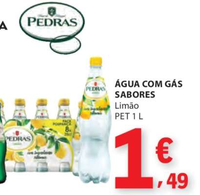 Água com Gás Sabores Limão